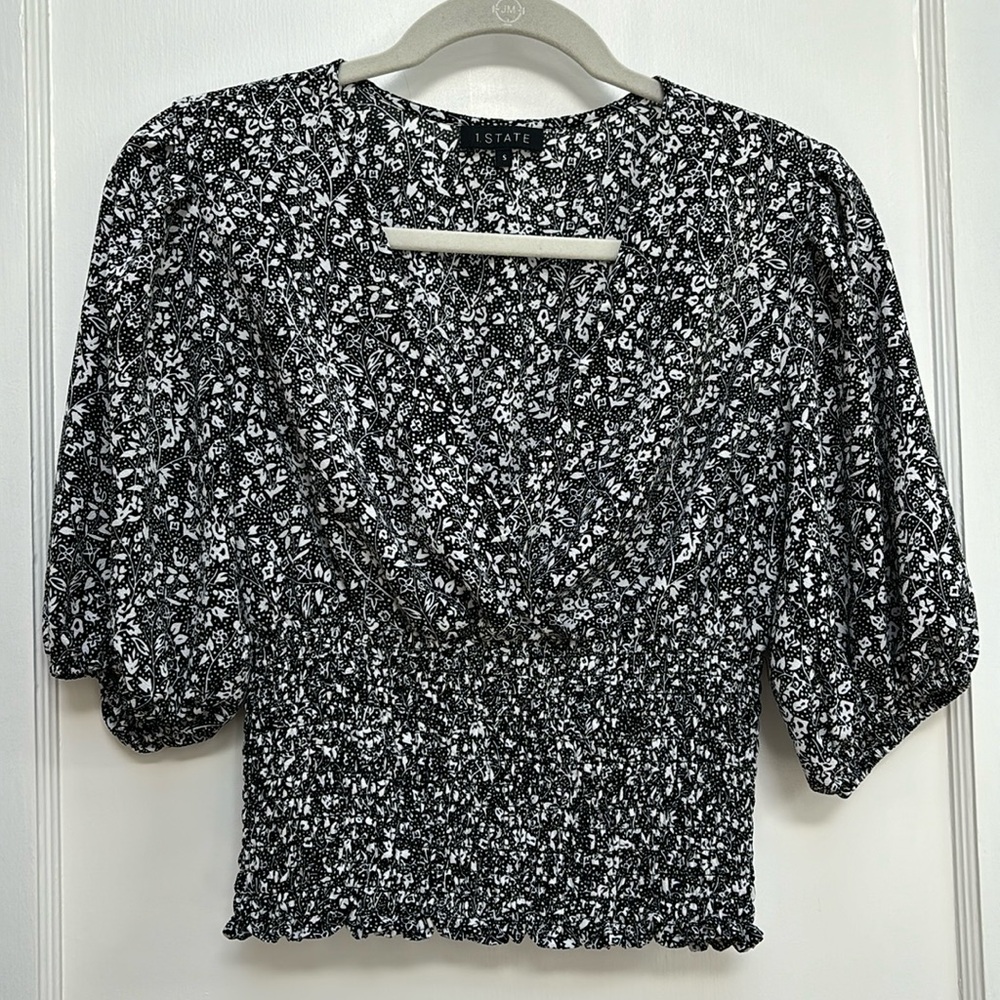 1 State smocked top Small